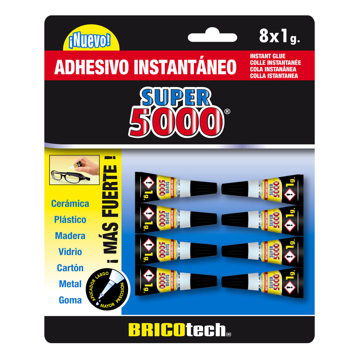 Adhesivo Instantáneo Bricotech Super 5000 1 g (36 Unidades)