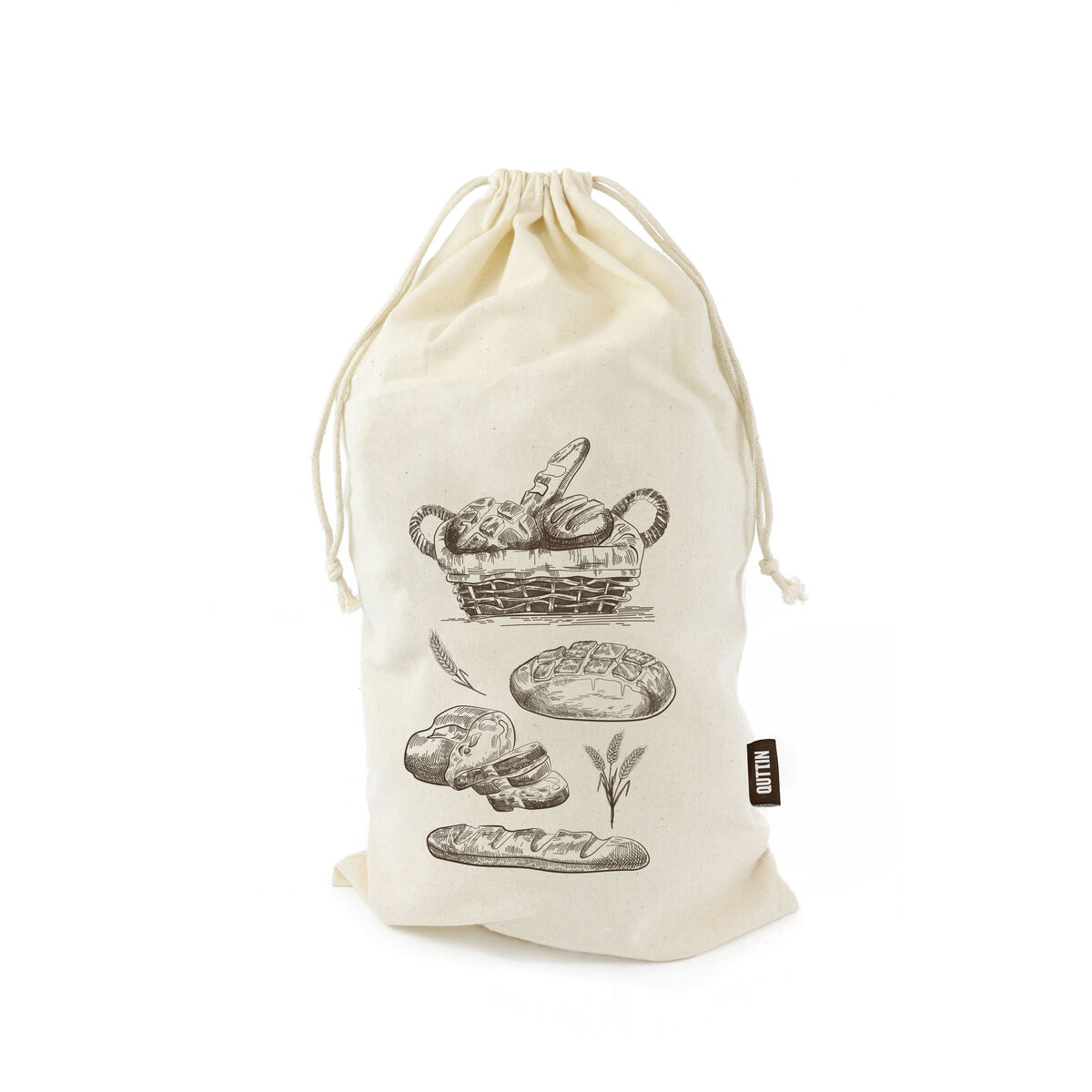 Bolsa Reutilizable para Alimentos Quttin Bread 25 x 45 cm (24 Unidades)