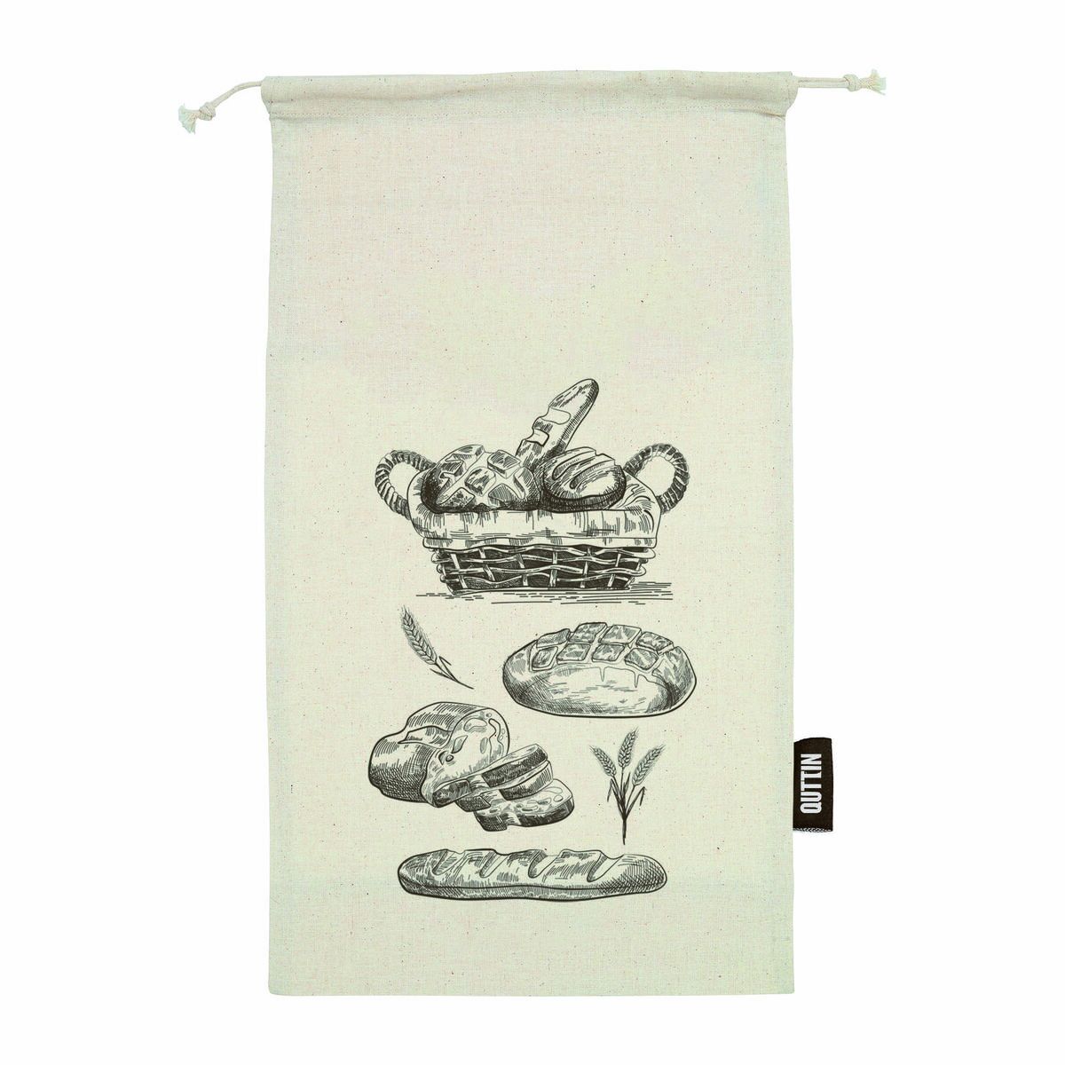 Bolsa Reutilizable para Alimentos Quttin Bread 25 x 45 cm (24 Unidades)