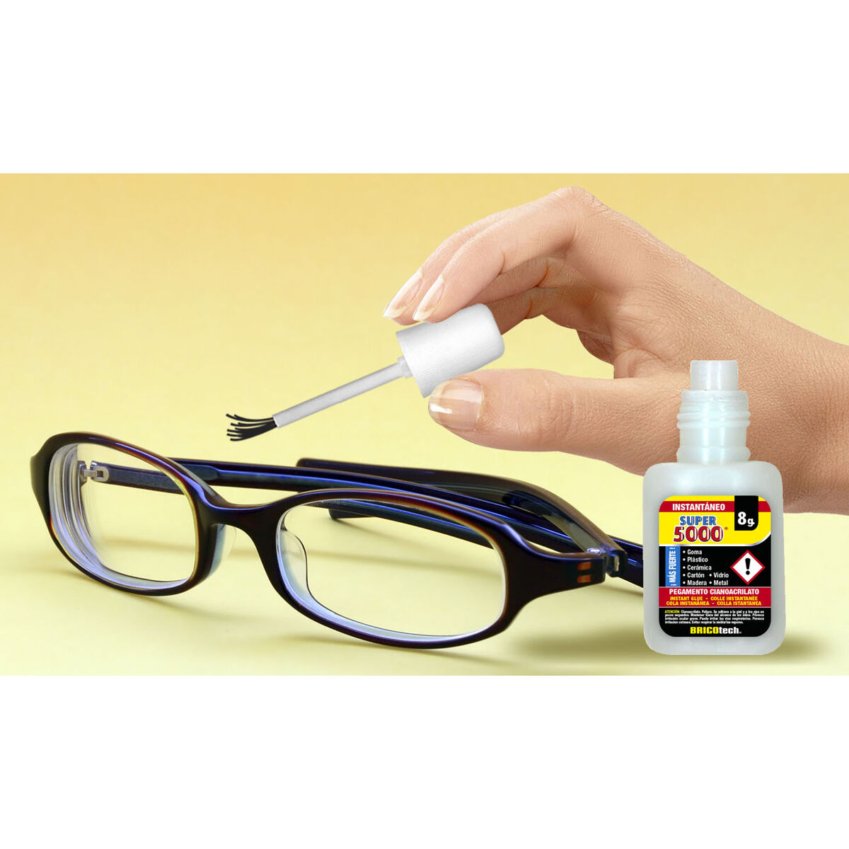 Adhesivo Instantáneo Bricotech Super 5000 8 g (24 Unidades)