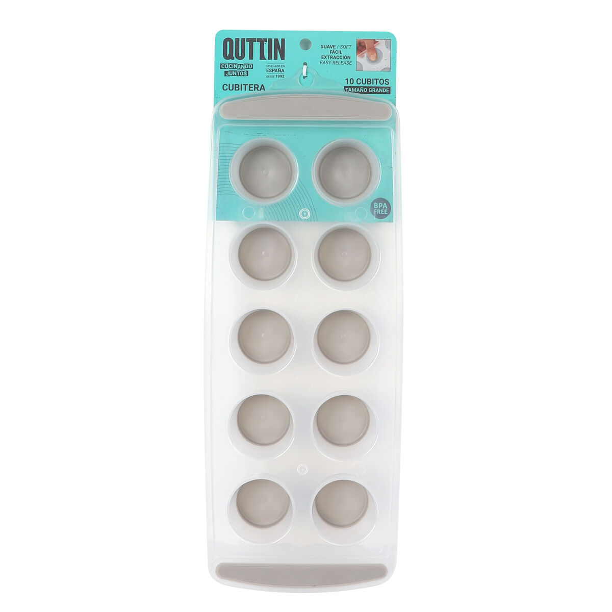 Molde para Cubitos de Hielo Quttin 36 x 13 x 3,5 cm (18 Unidades)