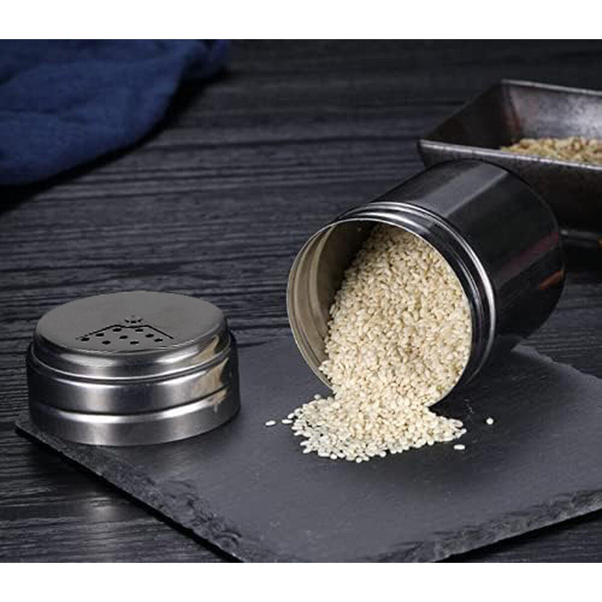 Bote para especias Quttin Acero (24 Unidades)