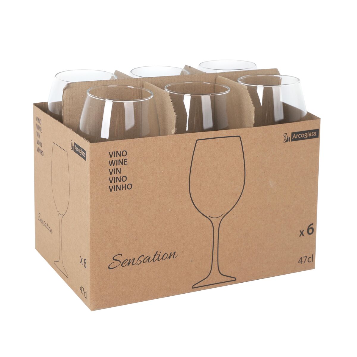 Copa de vino Arcoglass SENSATION 470 ml (24 Unidades)