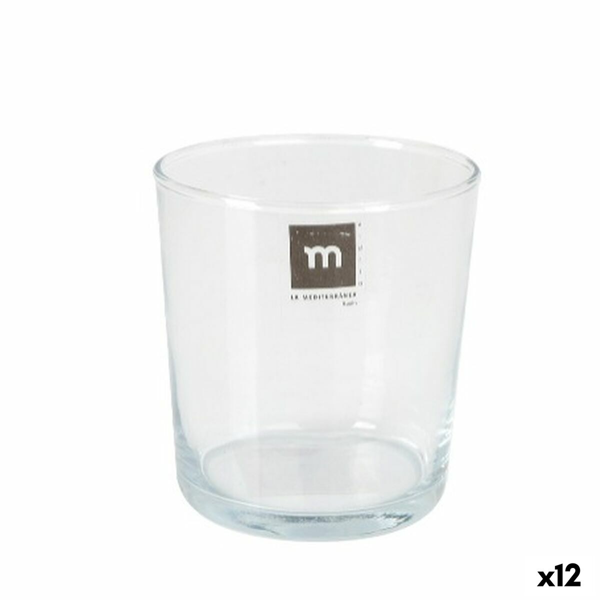Vaso de Cristal La Mediterránea Taska 360 ml (12 Unidades)