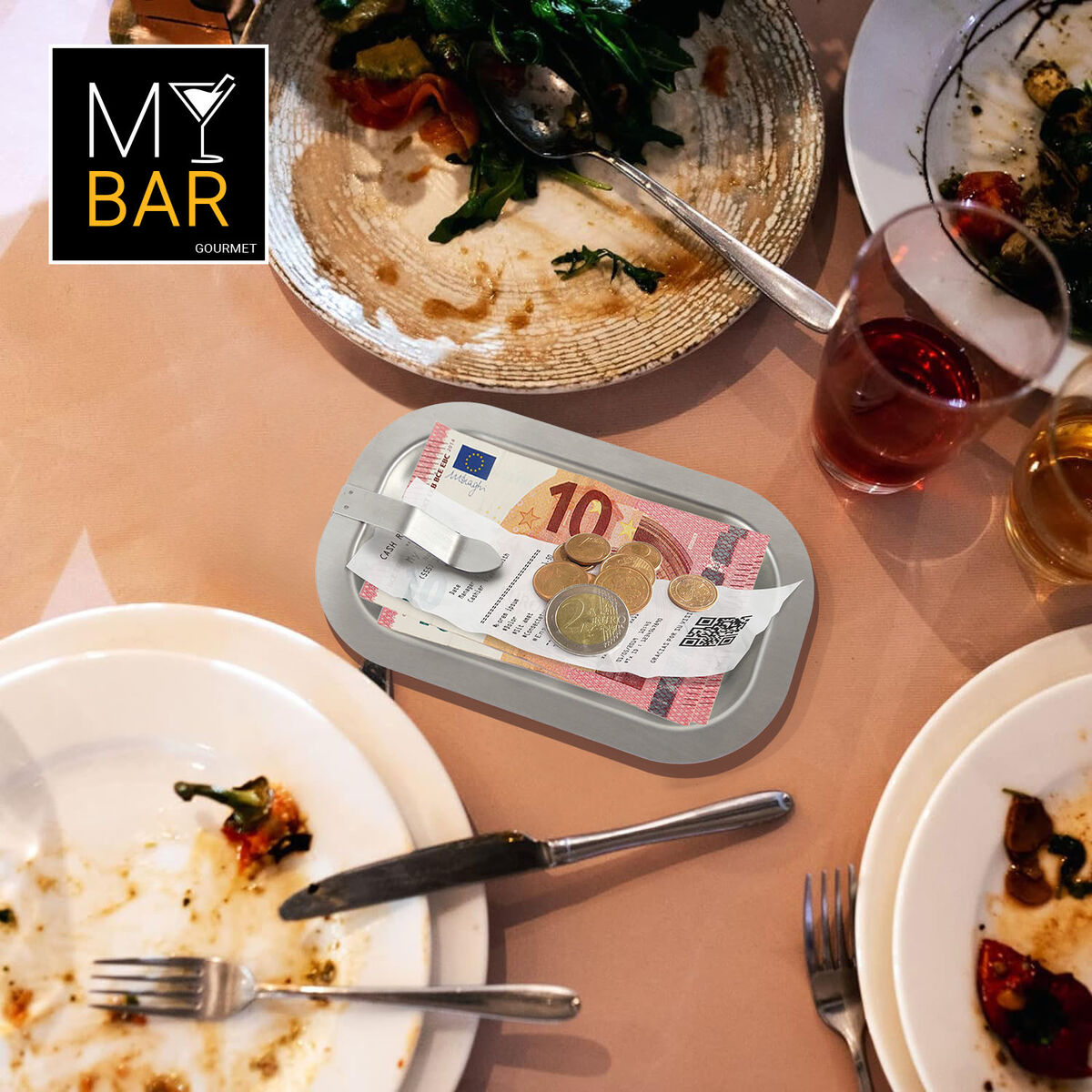 Bandeja para el cambio My Bar 17 x 10,5 x 1,5 cm (24 Unidades)