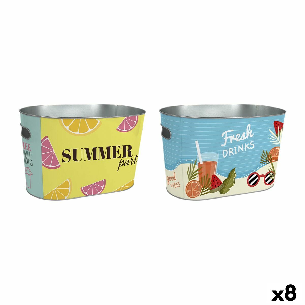 Cubitera Privilege Ovalado 10 L 32,7 x 19,5 x 20 cm (8 Unidades)