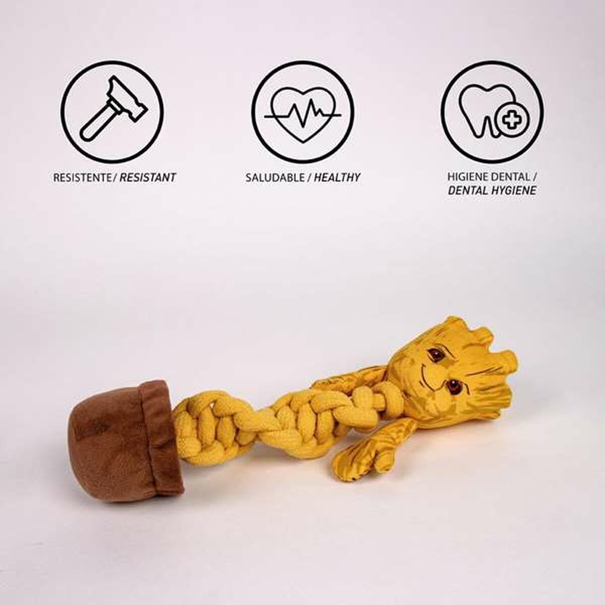 Juguete para perros Disney Groot Ocre 11 x 27 x 9,5 cm