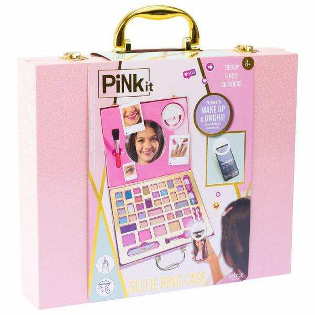 Set de Maquillaje Infantil Pink It Selfie