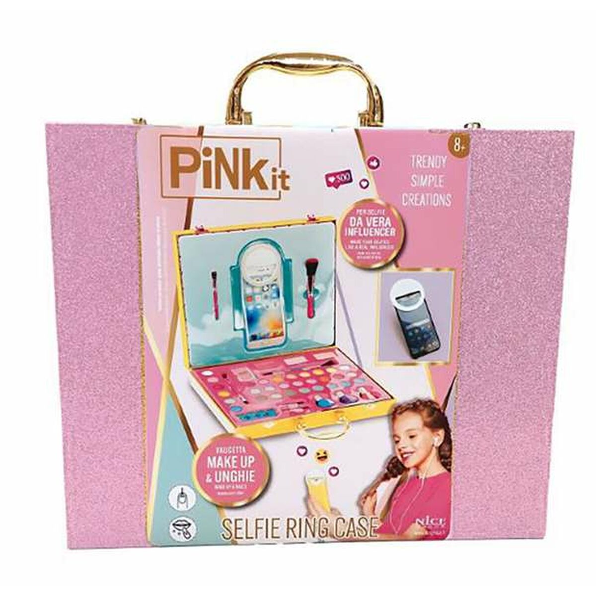 Set de Maquillaje Infantil Pink It Selfie