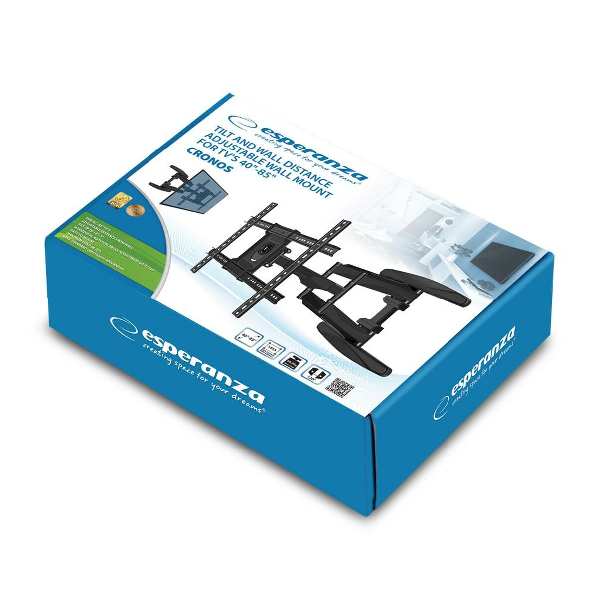 Soporte de Pared Esperanza ERW021 85" 68 kg