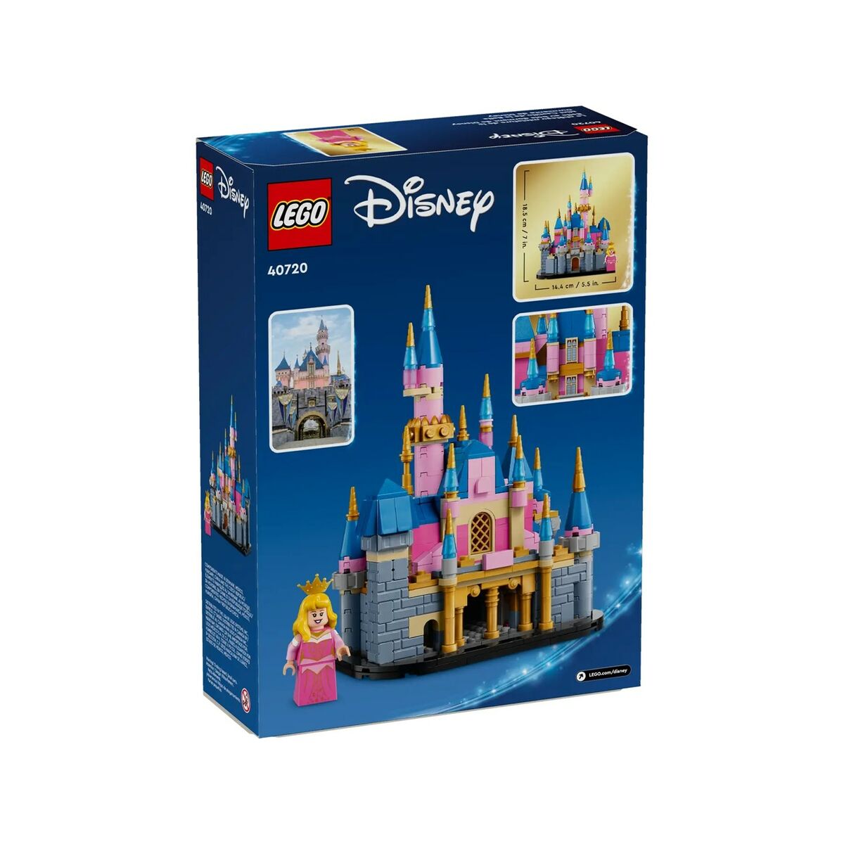 Juego de Construcción Lego 40720 Mini Disney Sleeping Beauty Castle 528 Piezas