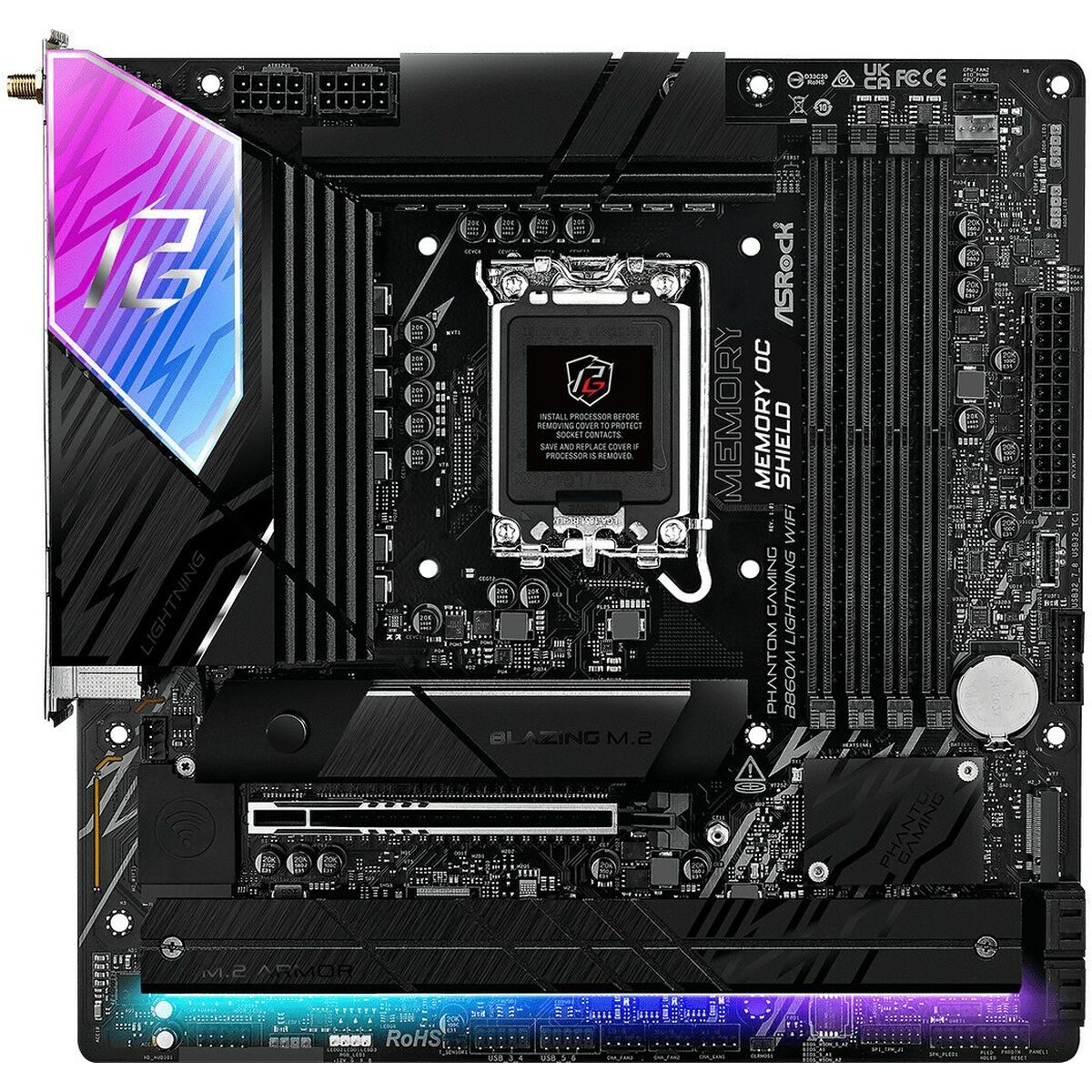 Placa Base ASRock B860M Lightning WiFi Intel B860