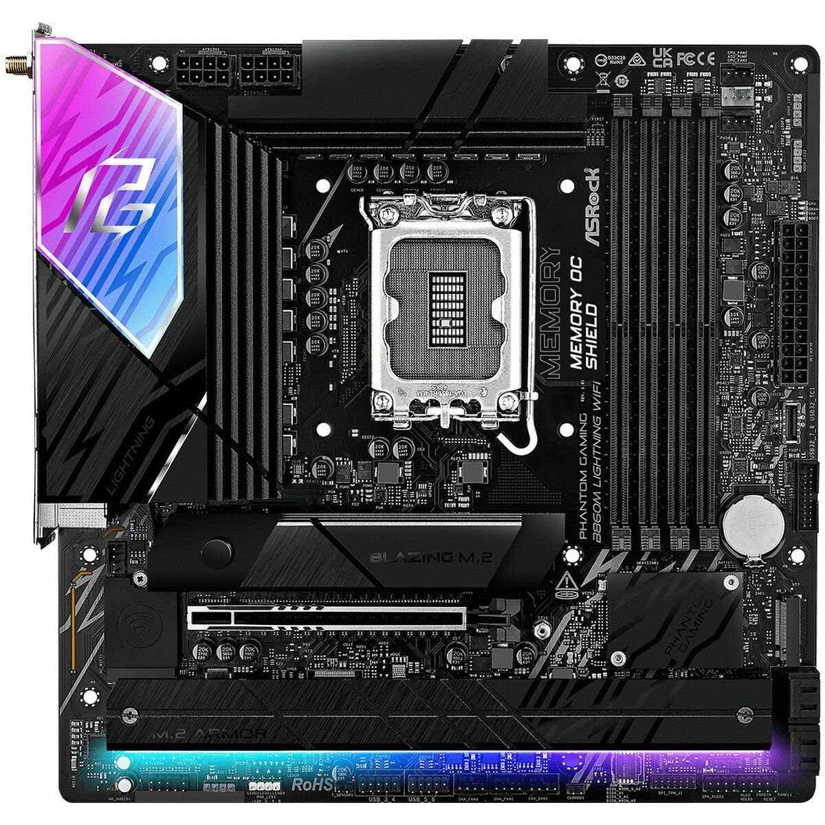 Placa Base ASRock B860M Lightning WiFi Intel B860
