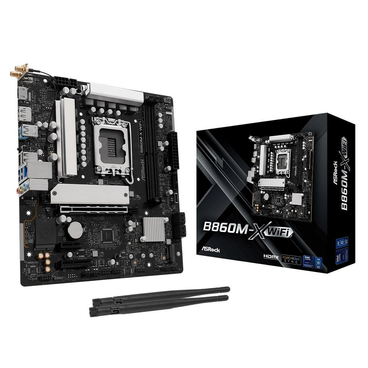 Placa Base ASRock B860M-X WiFi Intel B860 LGA 1851