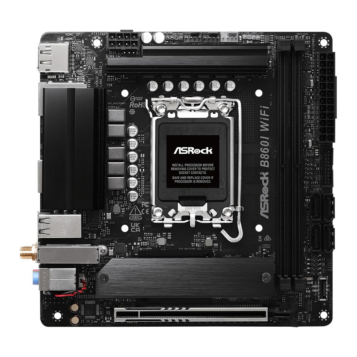 Placa Base ASRock B860I WiFi Intel B860 LGA 1851