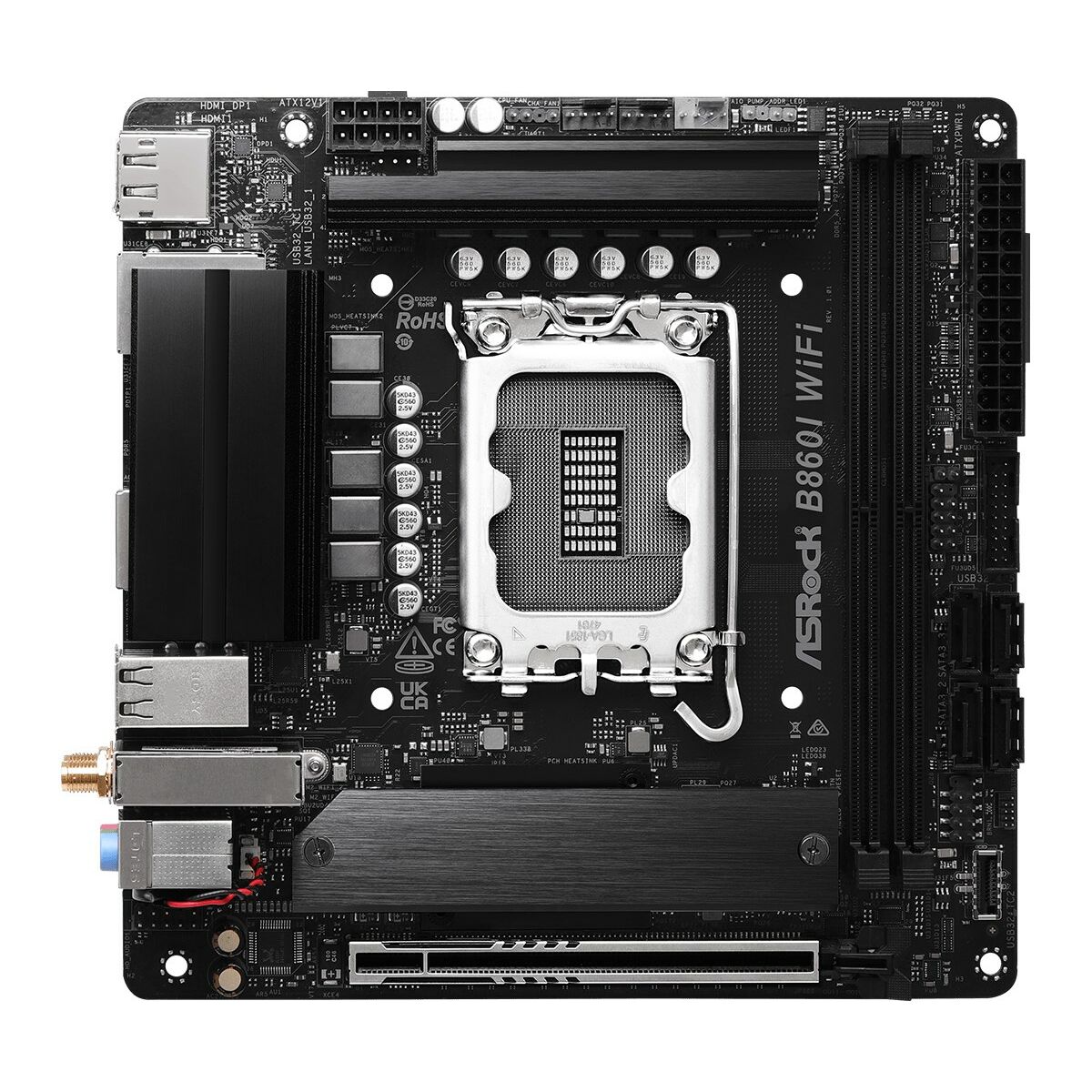 Placa Base ASRock B860I WiFi Intel B860 LGA 1851