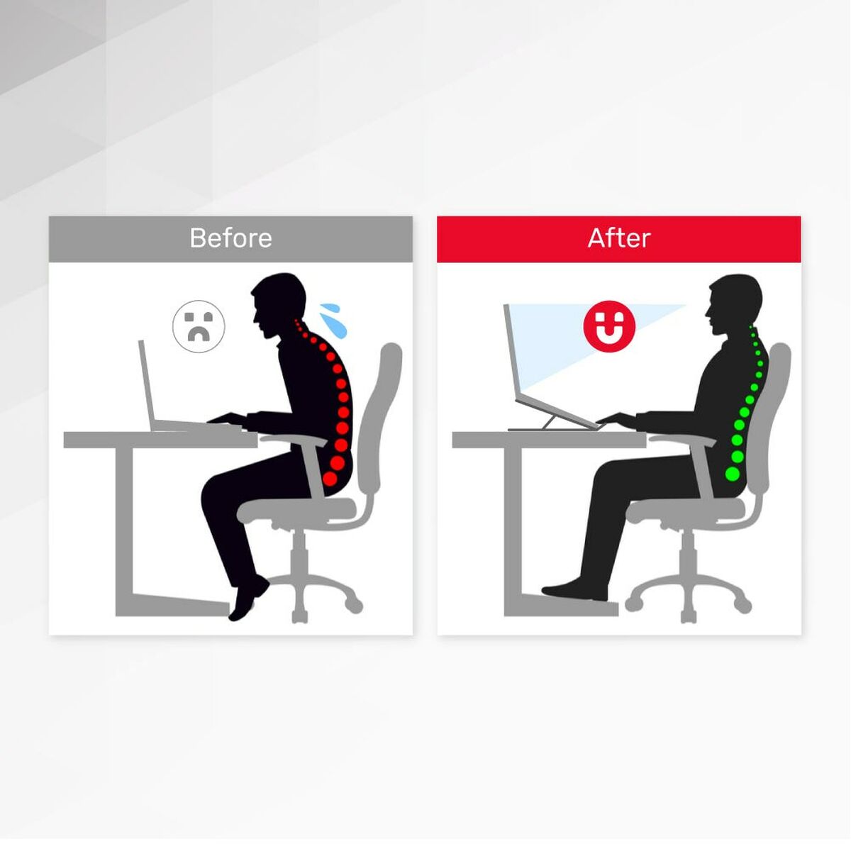 Soporte para Portátil Plegable y Regulable Unitek OT155SL Aluminio