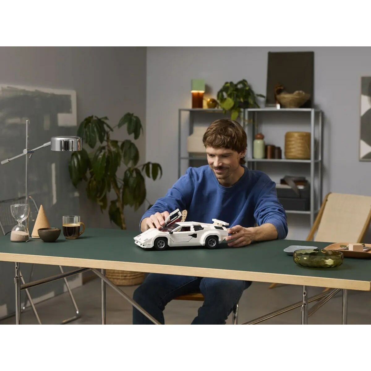 Juego de Construcción Lego ICONS 10337 Lamborghini Countach 5000 Quattrovalvole 1506 Piezas