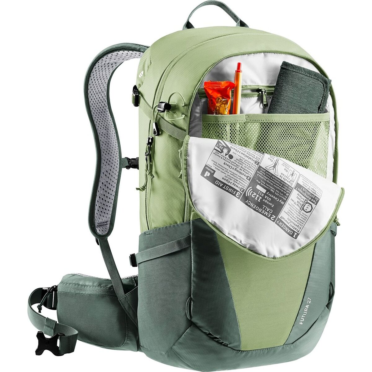 Mochila de Senderismo Deuter Futura 27 Verde 27 L