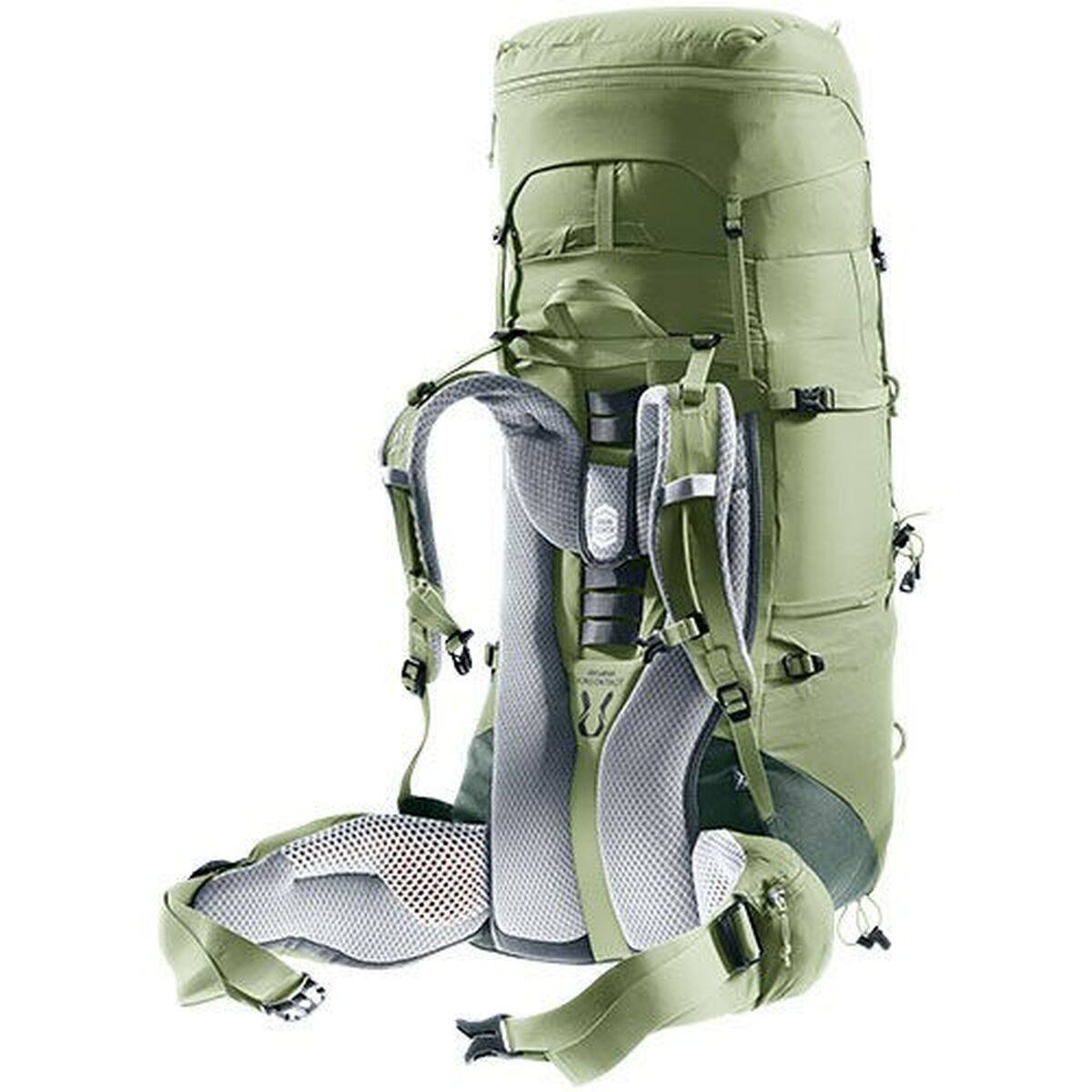 Mochila de Senderismo Deuter Aircontact Lite 45+10 SL Verde Poliéster 55 L