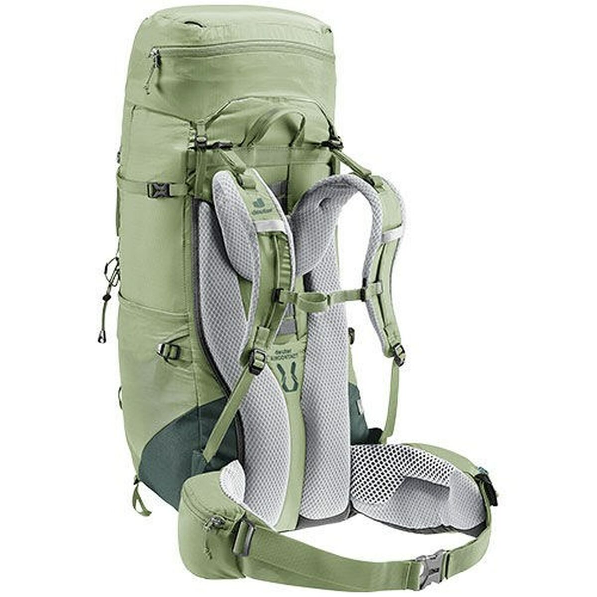 Mochila de Senderismo Deuter Aircontact Lite 45+10 SL Verde Poliéster 55 L