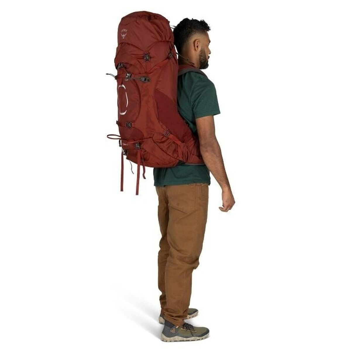 Mochila de Senderismo Osprey Aether 65 Rojo 65 L