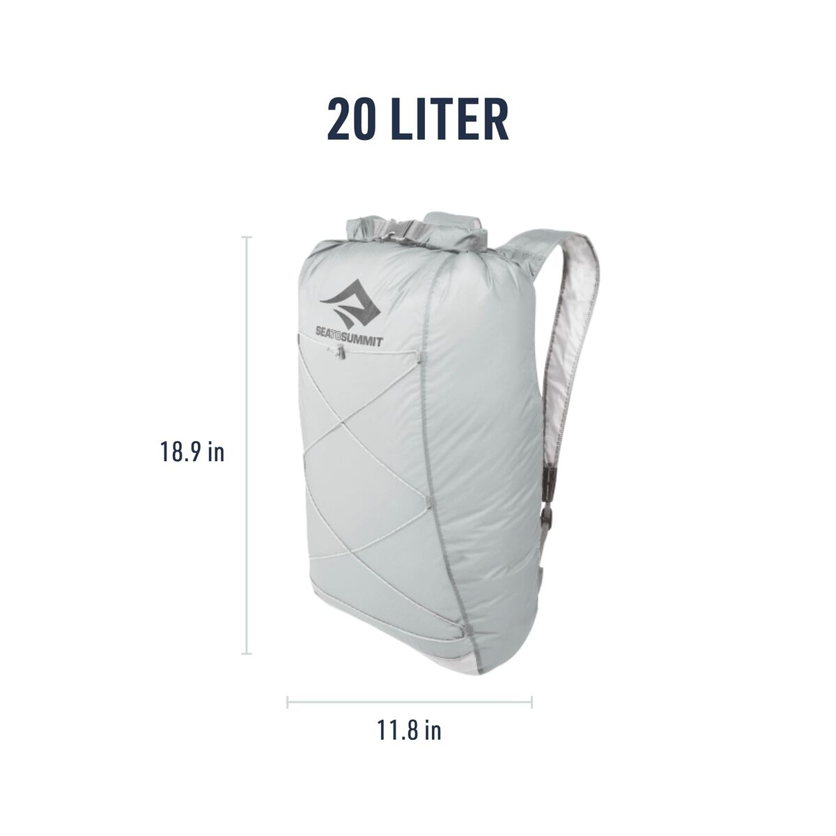 Mochila de Montaña Sea to Summit Ultra-Sil Dry Day Pack Gris Plateado 22 L