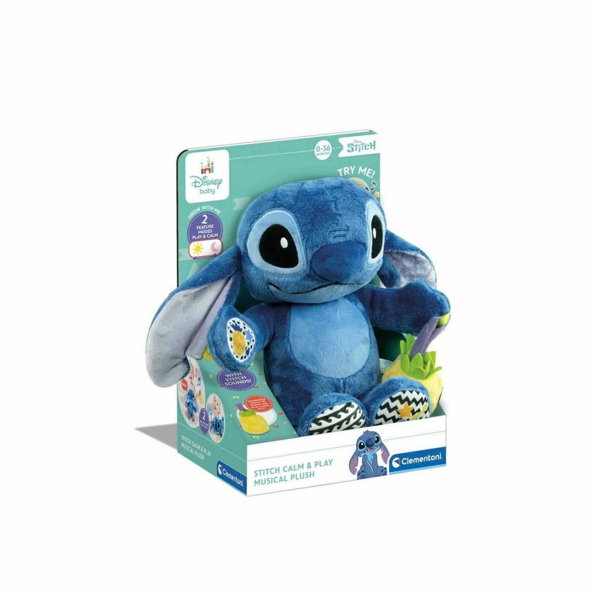 Peluche con Sonido Stitch Multicolor (Multicolor)