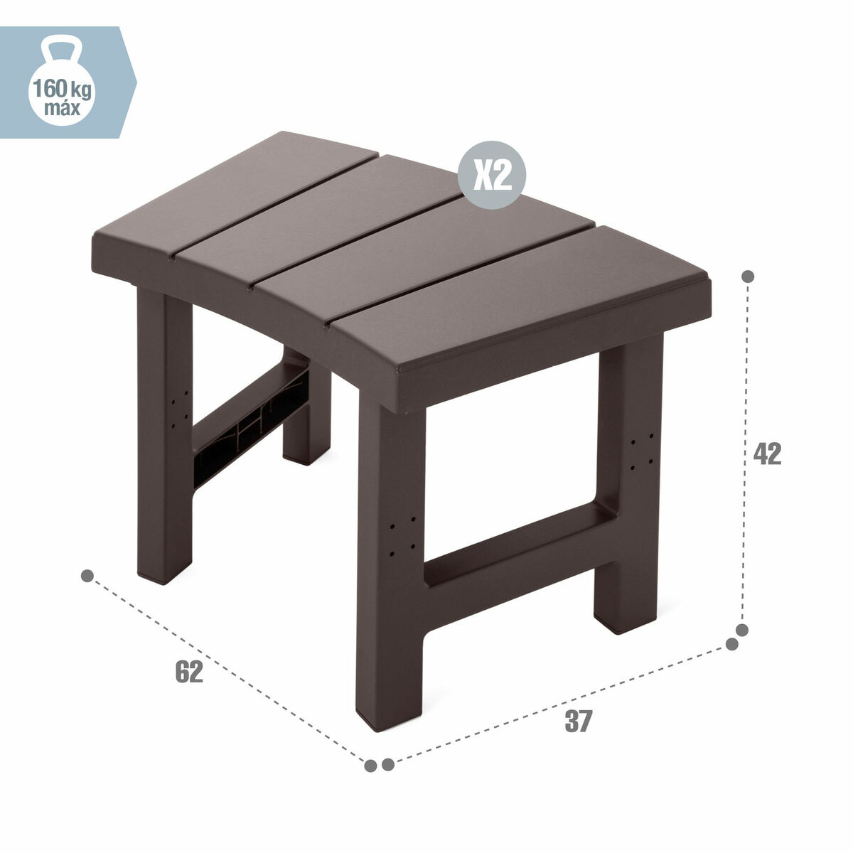 Banqueta Intex 2 Piezas