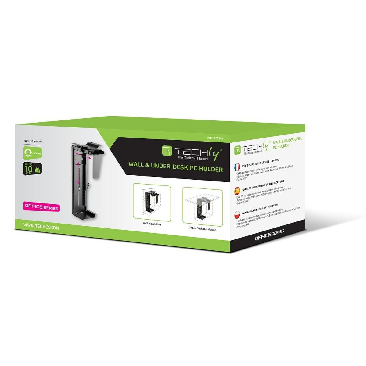 Soporte para CPU Techly ICA-CS 66