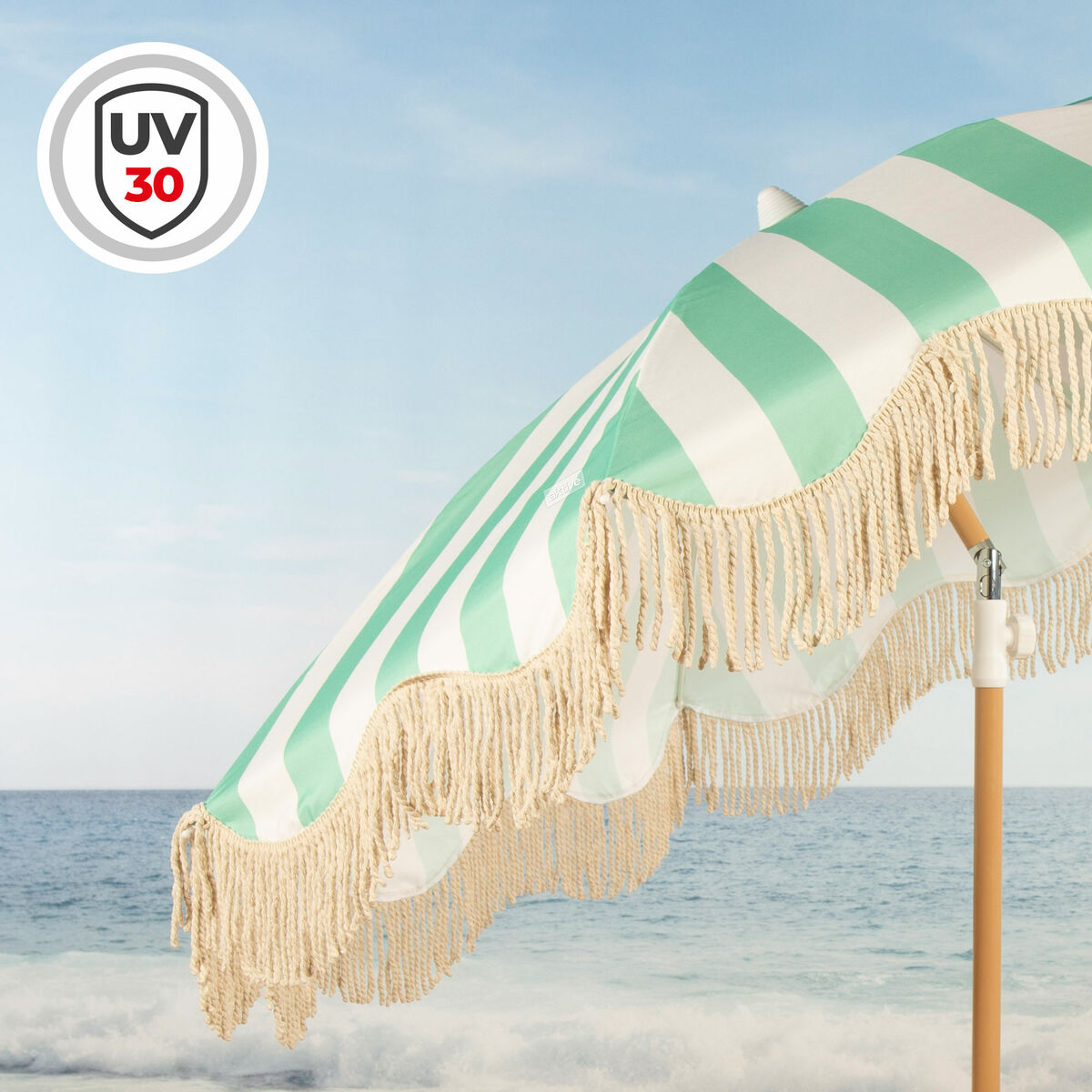 Sombrilla de playa Aktive 200 x 220 x 200 cm (4 Unidades)