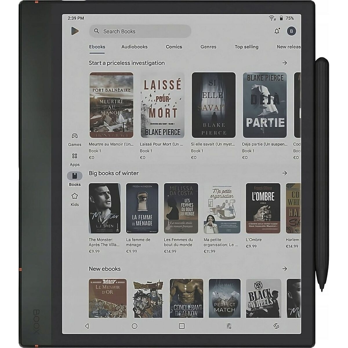 eBook Onyx Boox Note Air 4 C Negro Gris 64 GB 10,3"