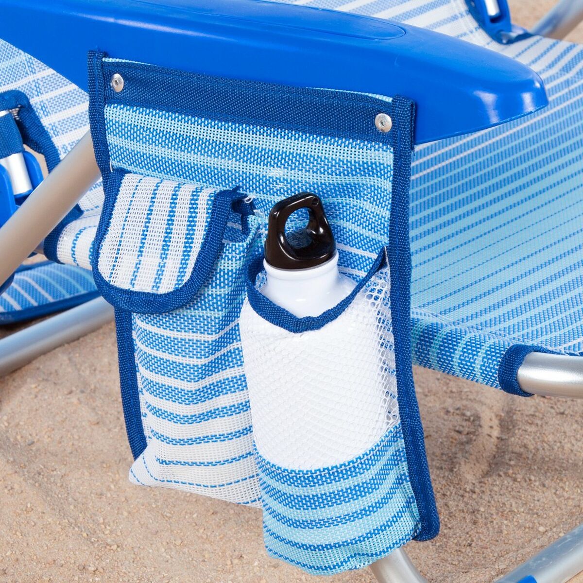 Silla de Playa Aktive 51 x 76 x 45 cm (2 Unidades)