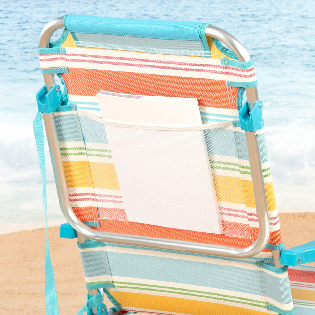 Silla de Playa Aktive 48 x 90 x 60 cm (2 Unidades)