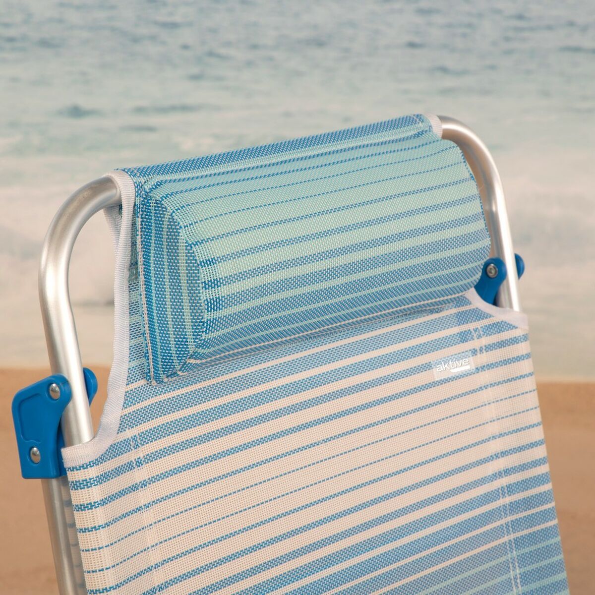 Silla de Playa Aktive 47 x 82 x 49 cm (2 Unidades)