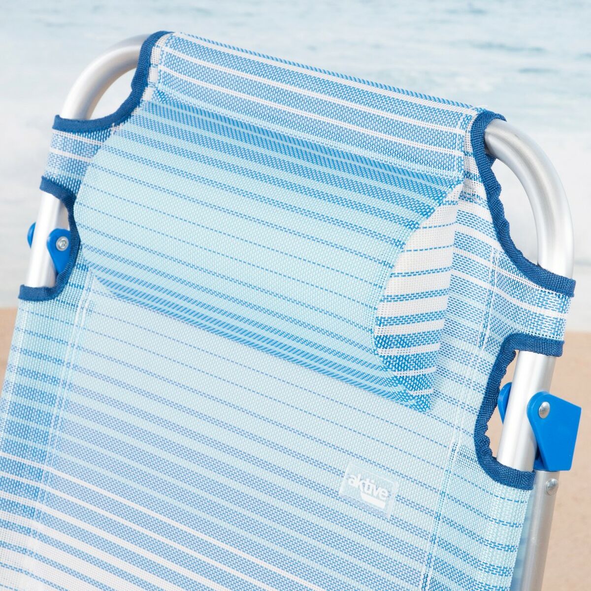 Silla de Playa Aktive 48 x 90 x 60 cm (2 Unidades)