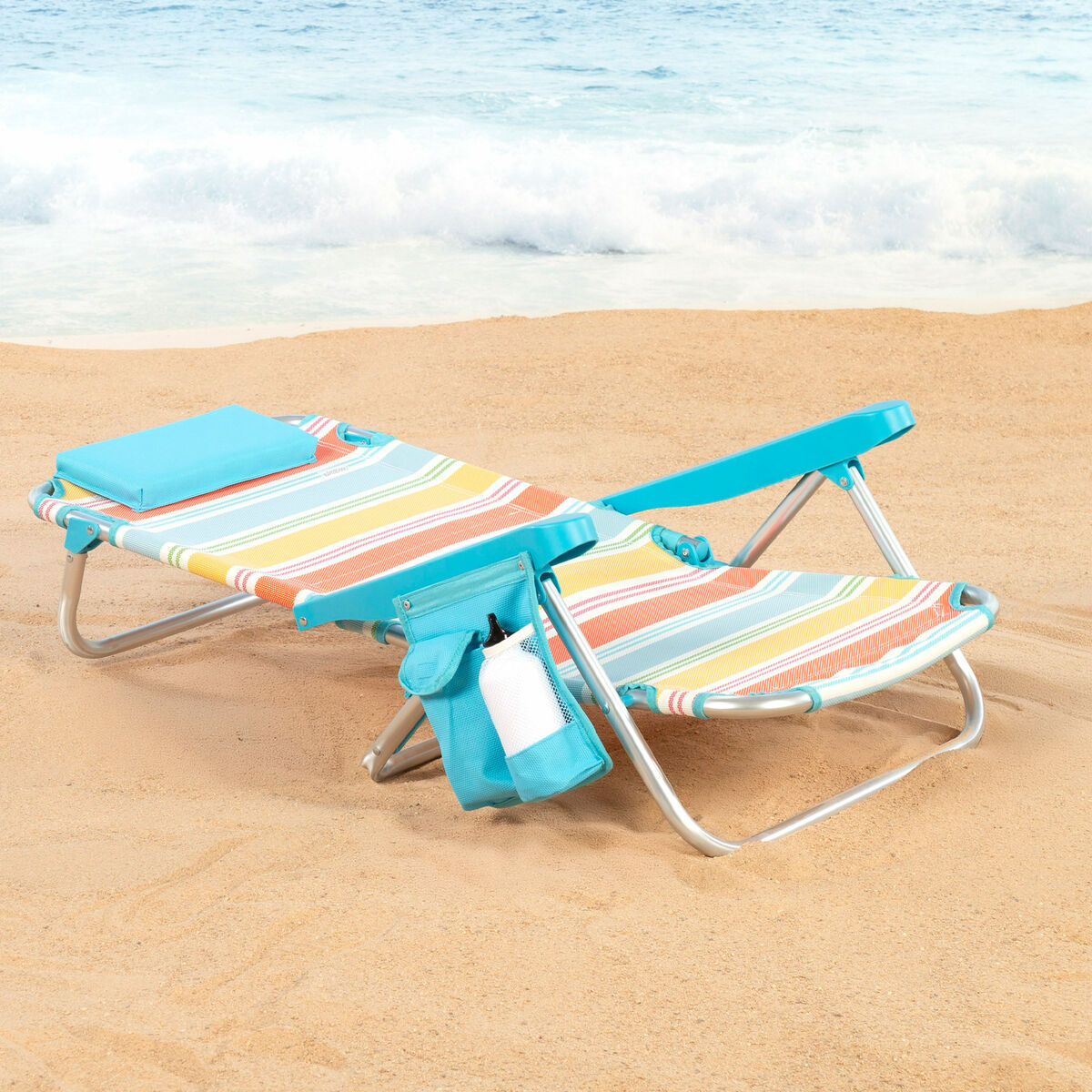 Silla de Playa Aktive 48 x 75 x 48 cm (2 Unidades)