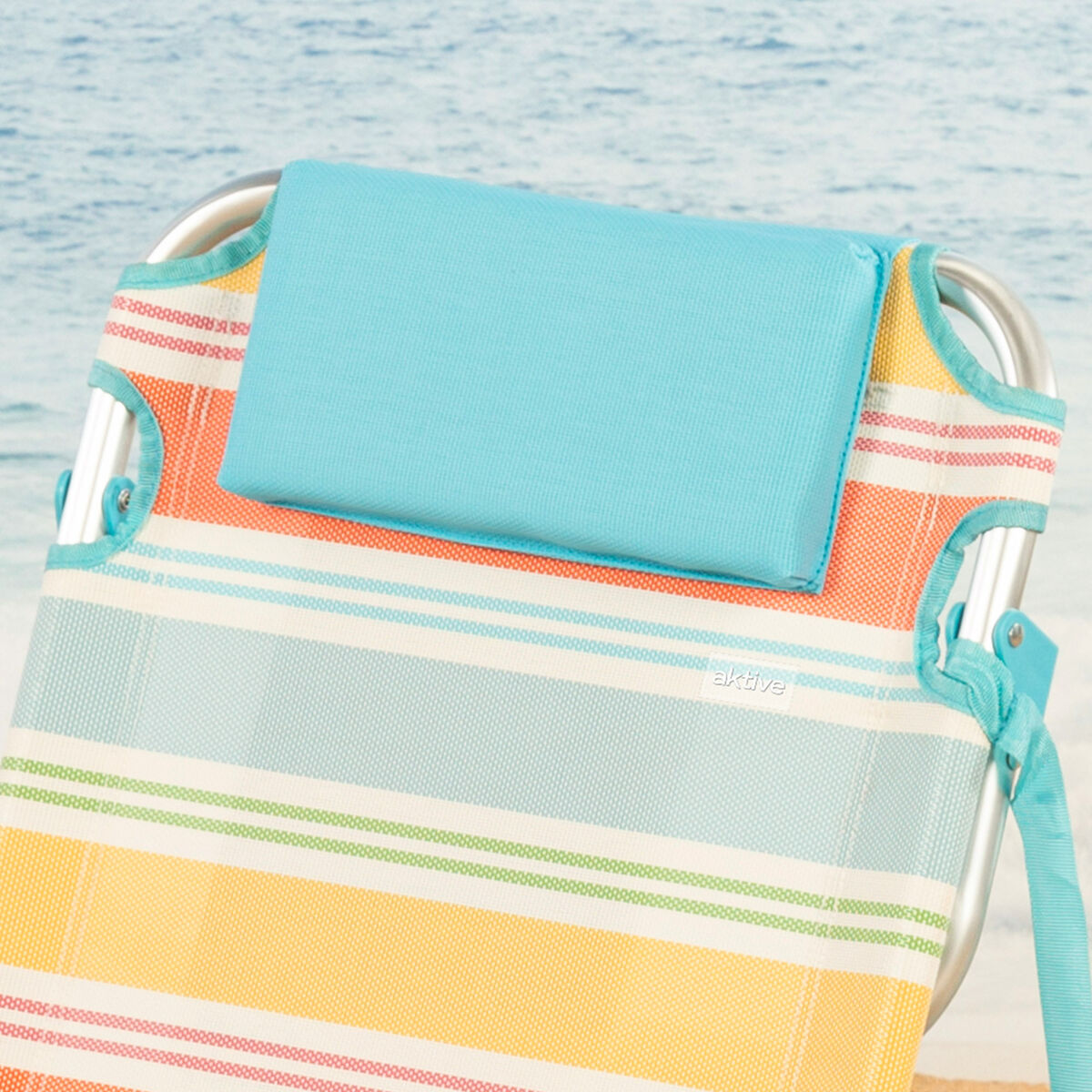 Silla de Playa Aktive 48 x 75 x 48 cm (2 Unidades)