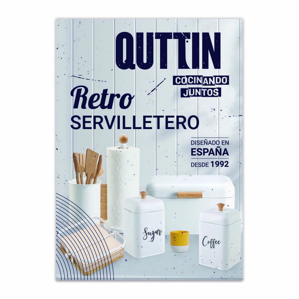 Servilletero Quttin Metal 22 x 22 x 6 cm (6 Unidades)