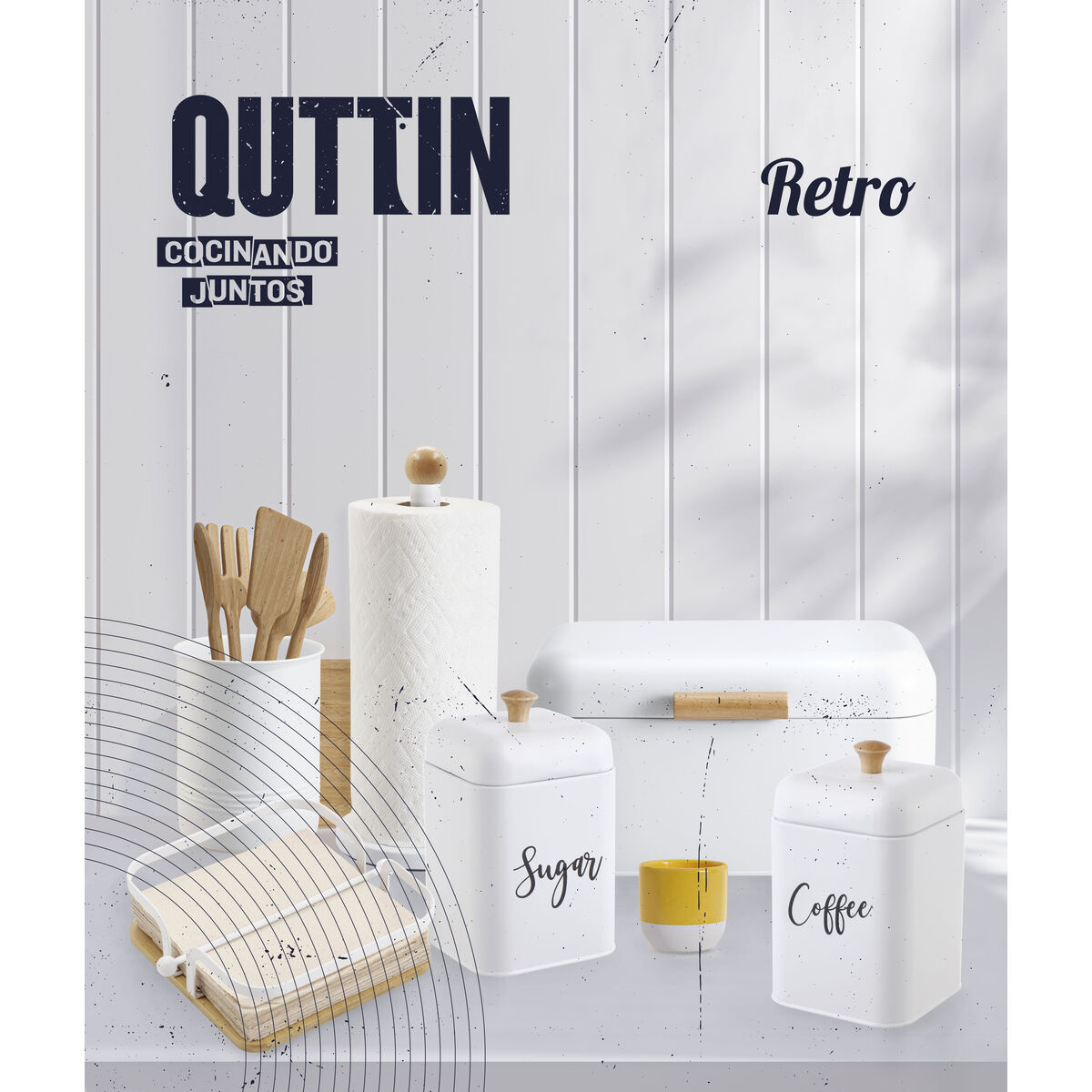 Servilletero Quttin Metal 22 x 22 x 6 cm (6 Unidades)