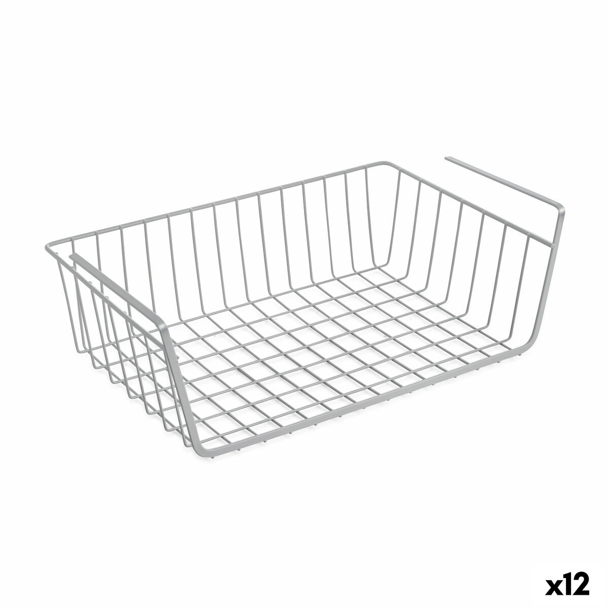 Cesta para Estante de Cocina Confortime 40,5 x 25,5 x 14 cm (12 Unidades)