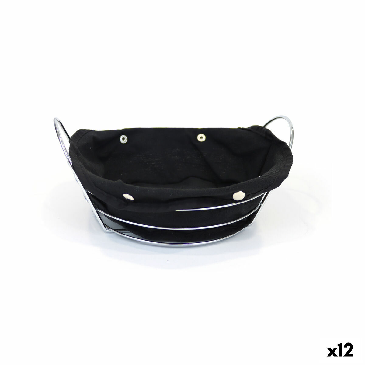 Panera My Bar Negro Metal 26 x 23,5 x 11,2 cm (12 Unidades)