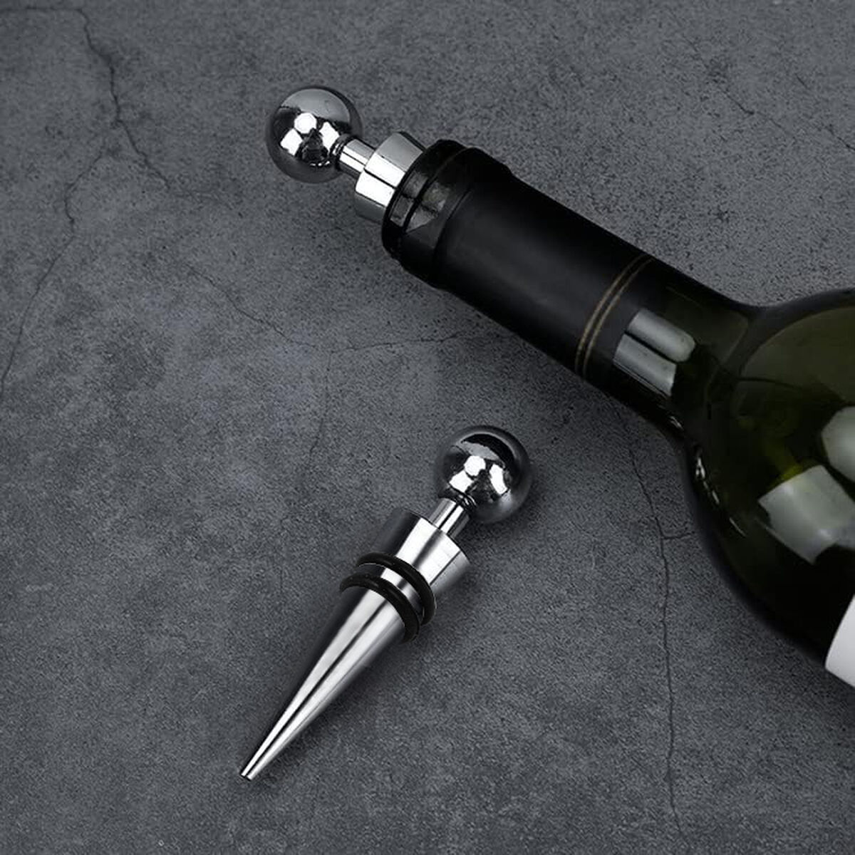 Tapón Antigoteo para Botella Quttin 2 x 9,5 cm 2 Piezas (12 Unidades)