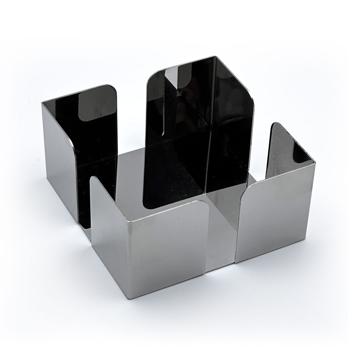 Servilletero My Bar Acero 12 x 12 x 6 cm (24 Unidades)