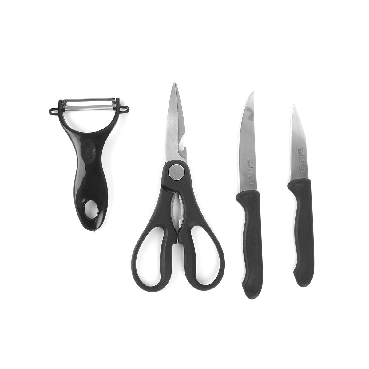 Set de Cuchillos Peladores Cuyfor Acero Inoxidable 2 Piezas (12 Unidades)