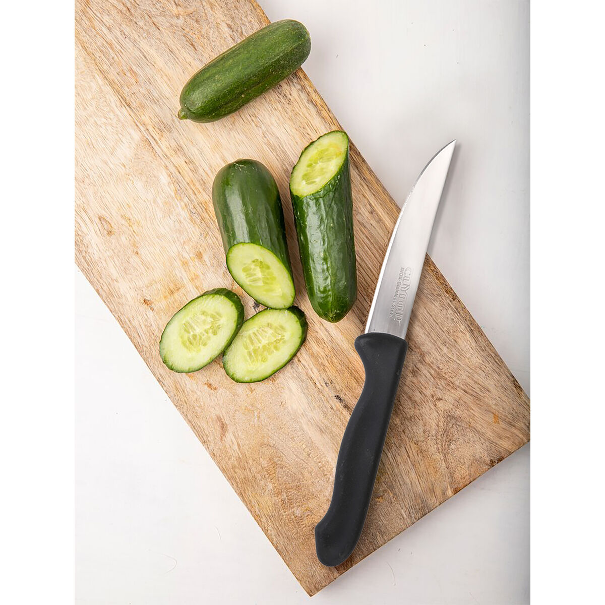 Set de Cuchillos Peladores Cuyfor Acero Inoxidable 2 Piezas (12 Unidades)