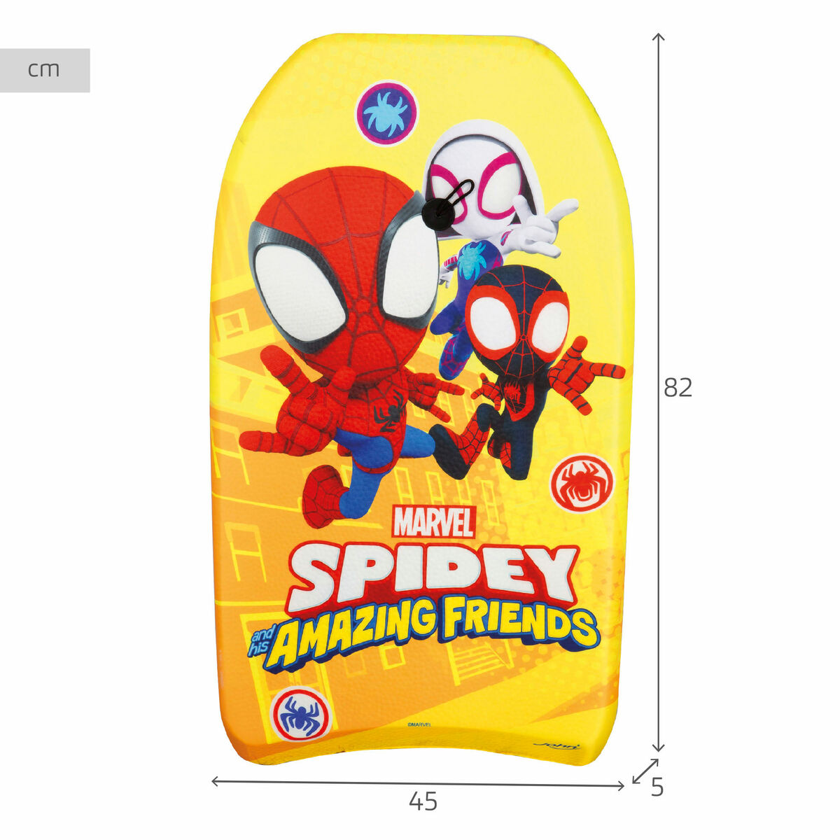Tabla de BodyBoard Spidey 82 x 5 x 45 cm