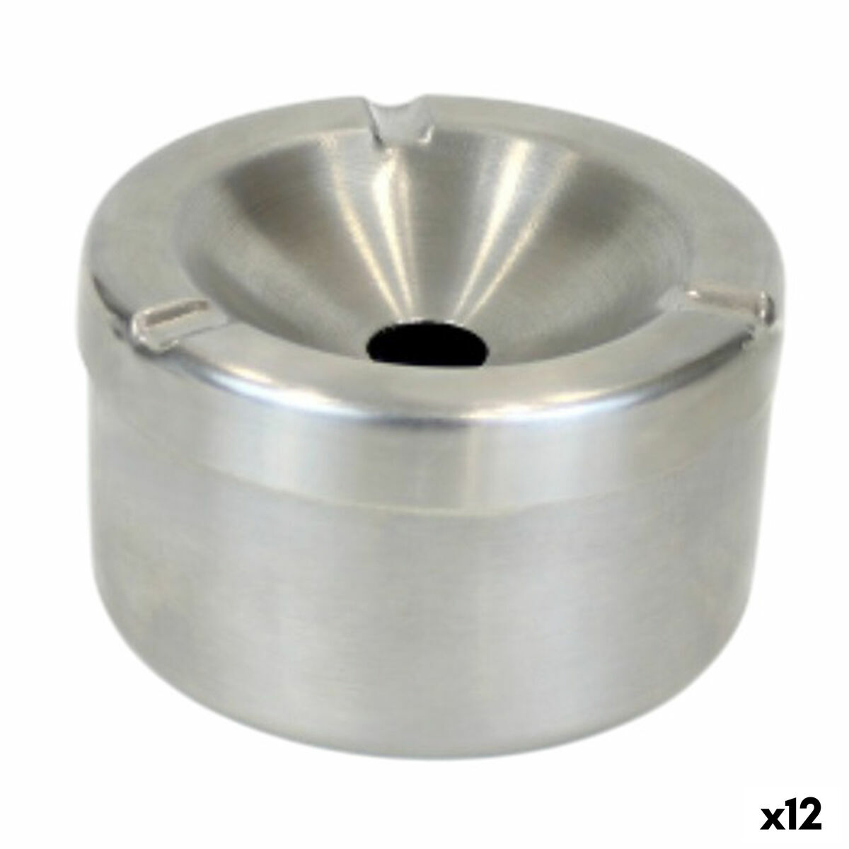 Cenicero Confortime Acero 10 x 5,5 cm (12 Unidades)