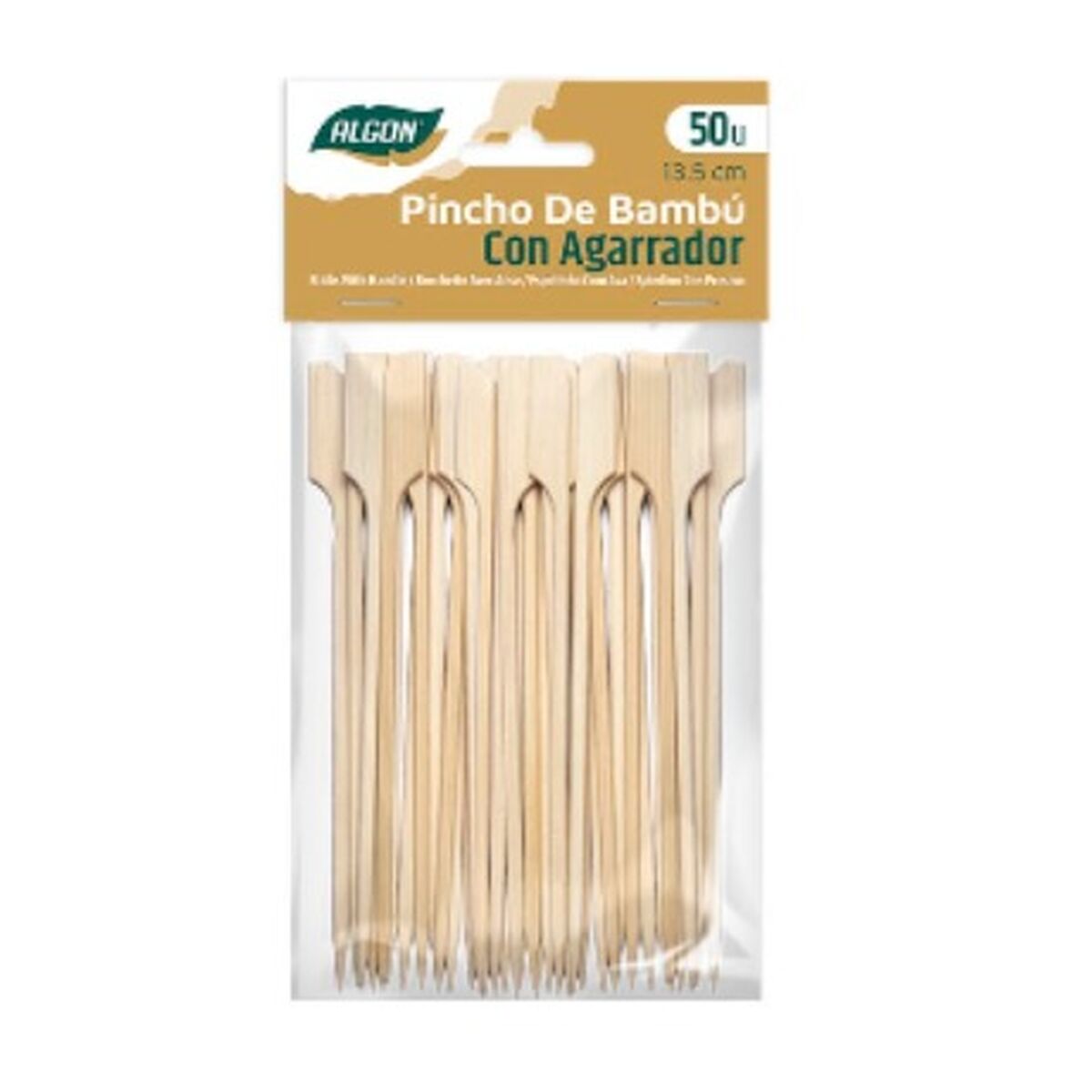 Palillos de Bambú Algon Bambú 50 Piezas (24 Unidades)
