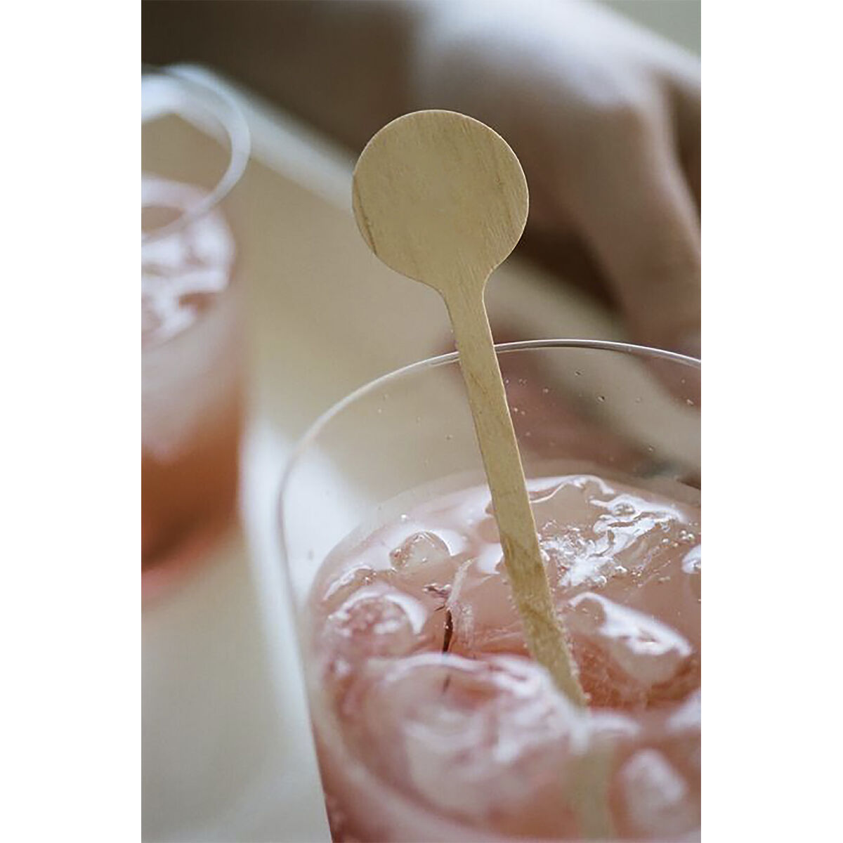 Set de Cucharas Algon Madera 15,2 cm 24 Piezas (18 Unidades)